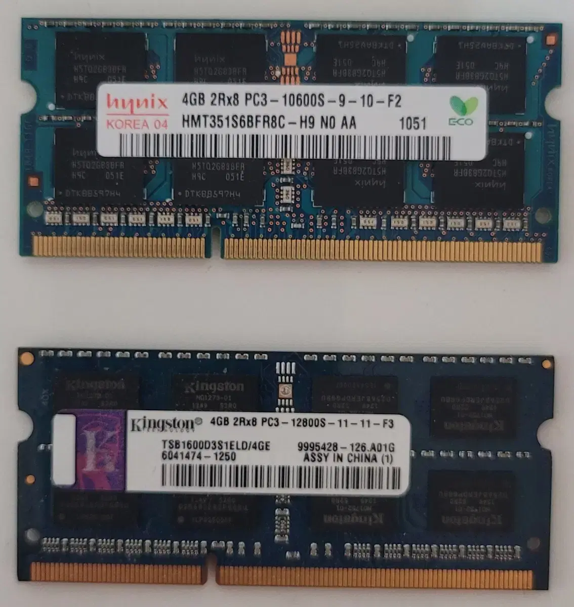 노트북 DDR3 램 4G